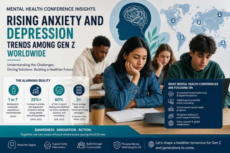 Mental Health Conference Insights Rising Anxiety and Depression Trends Among Gen Z Worldwide